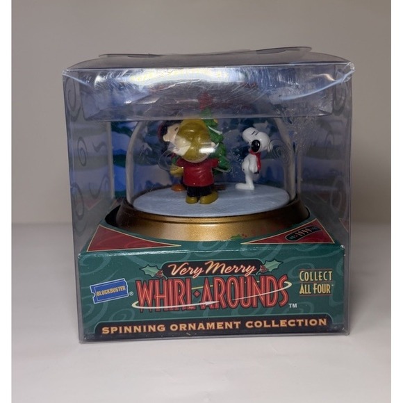 Blockbuster Other - Very Merry Whirl-Arounds Blockbuster Spinning Ornament A Charlie Brown Christmas